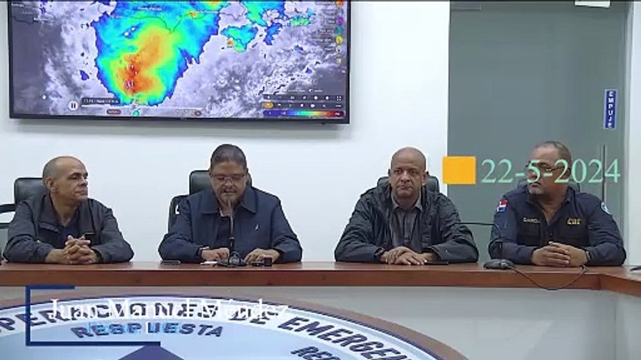 COE sube a 10 las provincias en alerta amarilla por vaguada