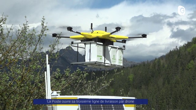 Reportage - La Poste teste la livraison par drone dans le Vercors