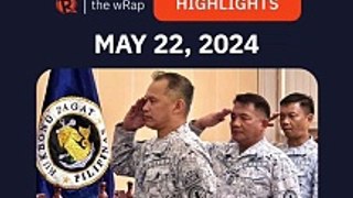 Today's headlines: Alice Guo, Ex-Wescom chief, Singapore Airlines flight | The wRap | May 22, 2024