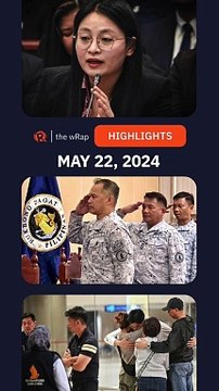 Today's headlines: Alice Guo, Ex-Wescom chief, Singapore Airlines flight | The wRap | May 22, 2024