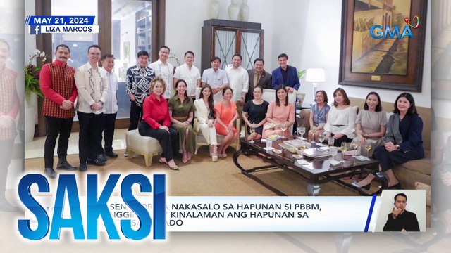 Mga senador na nakasalo sa hapunan si PBBM, itinangging may kinalaman ang hapunan sa rigodon sa Senado | Saksi
