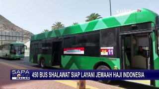 450 Bus Shalawat Siap Layani Jemaah Haji Indonesia