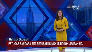 Petugas Bandara Juanda Sita Ratusan Bungkus Rokok Jemaah Haji Embarkasi Surabaya