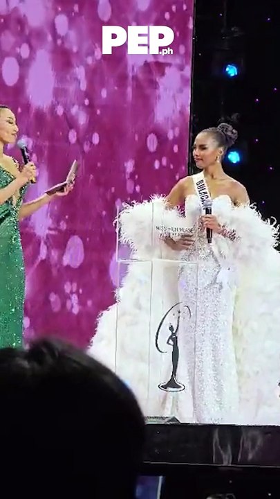 Miss Bulacan Chelsea Manalo at the Miss Universe Philippines 2024 Q&A #PEP