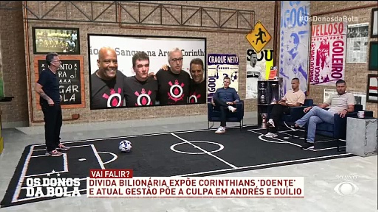 Neto lista dívidas do Corinthians e se revolta com cifras