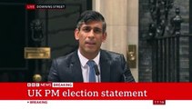 Prime Minister Rishi Sunak announces July 4 General Election