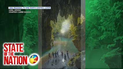 Underground river ng Lussok cave sa Luna, Apayao | SONA