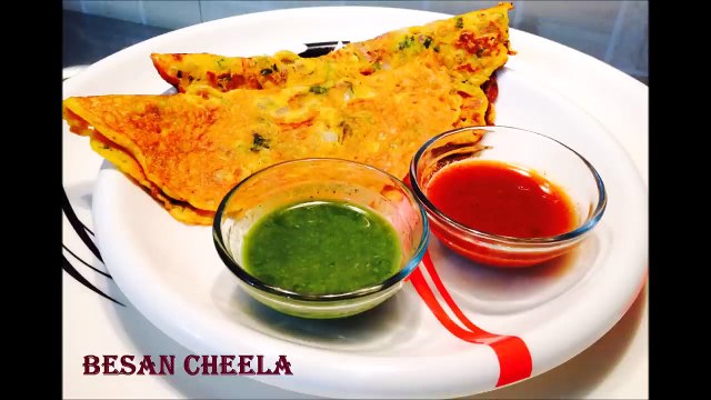 Besan Cheela Recipe-Gram Flour Pancake-Cheela Recipe in Hind