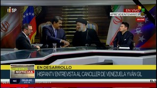 HispanTV realiza entrevista especial al canciller venezolano Yván Gil