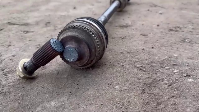 How to Truck wheel broken rear axle repair a amazing idea _ Toyota broken cv axles rebuild repair