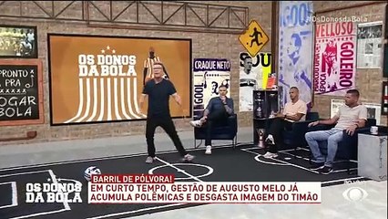 Neto detona gestão por "bomba" com patrocinadora: "vocês só arregaçam o Corinthians!"