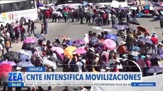 Maestros de la CNTE bloquearon por siete horas los accesos a la capital de Oaxaca