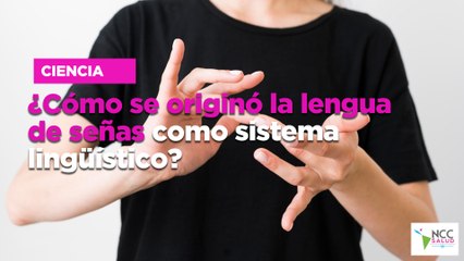 ¿Cómo se originó la lengua de señas como sistema lingüístico?
