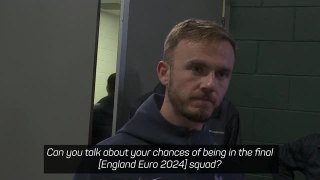 Maddison celebrating England Euro 2024 call-up with a glass of wine