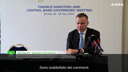 G7 Economia e Finanze, Marchenko: "Soddisfatto dei progressi"