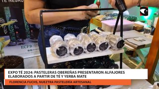 Expo Té 2024: pasteleras obereñas presentaron alfajores elaborados a partir de té y yerba mate