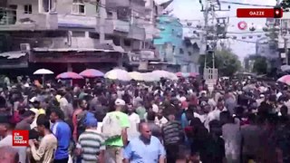 Deir el-Balah'a sığınan Filistinliler, temel ihtiyaçlarını karşılayamıyor