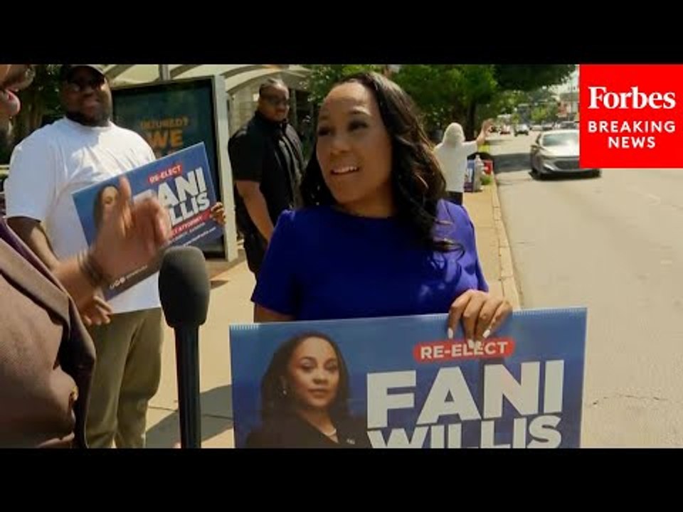 'I'm A Fighter': Fani Willis Speaks To Reporter During Last-Minute Campaigning To Stay Fulton D.A.