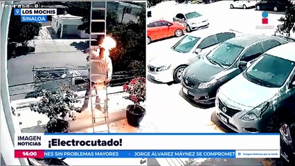 Trabajador recibe descarga eléctrica en Sinaloa