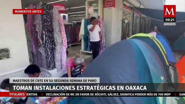 Maestros de la CNTE toman vialidades estratégicas en Oaxaca