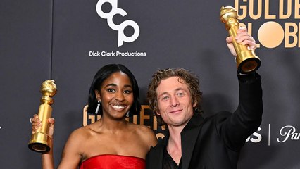 Ayo Edebiri Details "Very Intimate" Friendship with 'The Bear' Co-Star Jeremy Allen White | THR News Video