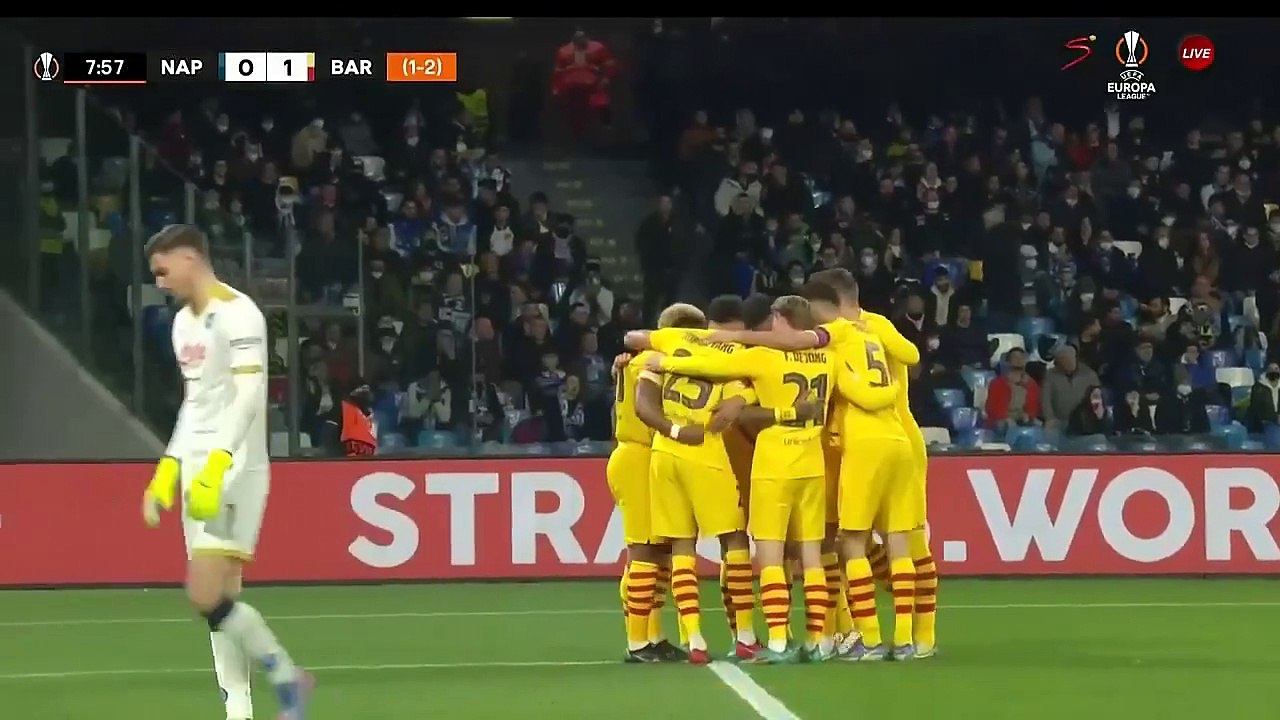 UEL 2021-22 - Napoli vs Barcelona 1.Half  24.02.2022
