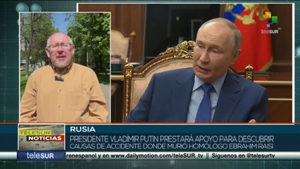 Pdte. Putin prestará ayuda a Irán para investigaciones