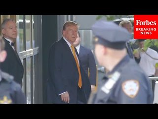 JUST IN: Trump Spotted Leaving Trump Tower En Route To Hearing Of NYC Hush Money Trial