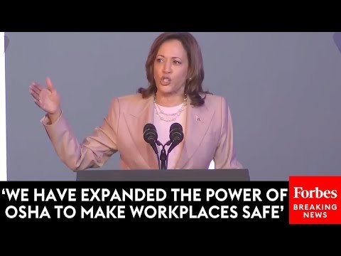 JUST IN: VP Kamala Harris Touts 'Most Pro-Union Administration' In Speech To SEIU Convention