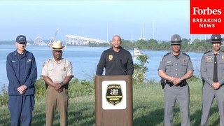 JUST IN: Maryland Gov. Wes Moore Discusses Ongoing Response To Francis Scott Key Bridge Collapse