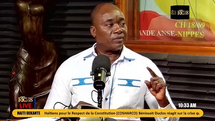 Kòdonatè Kòdonatè COSHARCO an Bénissoit Duclos di yo chwazi Dr. Garry Conille pou vin Premye Minis.