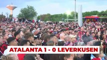 Así reaccionó la afición del Bayer Leverkusen a los goles del Atalanta en la final