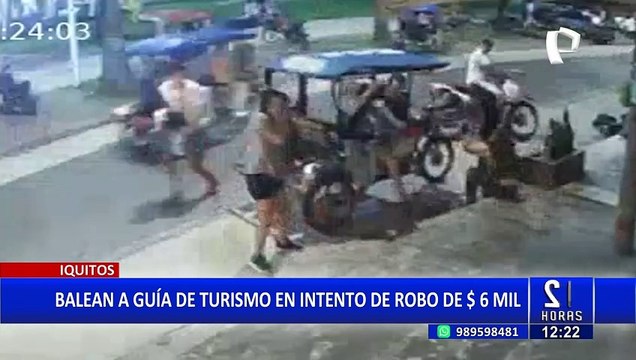 Preocupante inseguridad: hampones balean a guía de turismo que llevaba US$6 mil