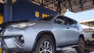 PRF de Guaíra recupera veículo ‘clone’ de filha de ex-presidente do Paraguai