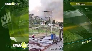 Explosión en una polvorera en Soacha, al parecer la Vaquero en inmediaciones a Maipore