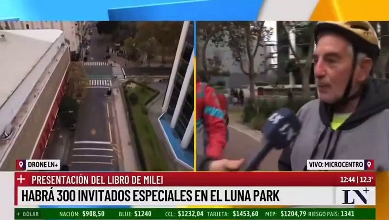 El tucumano que viajó a Buenos Aires para alzar la voz por su "mesías"