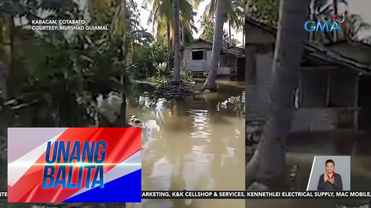 Ilang lugar sa Mindanao, binaha dahil sa malakas na ulan | Unang Balita