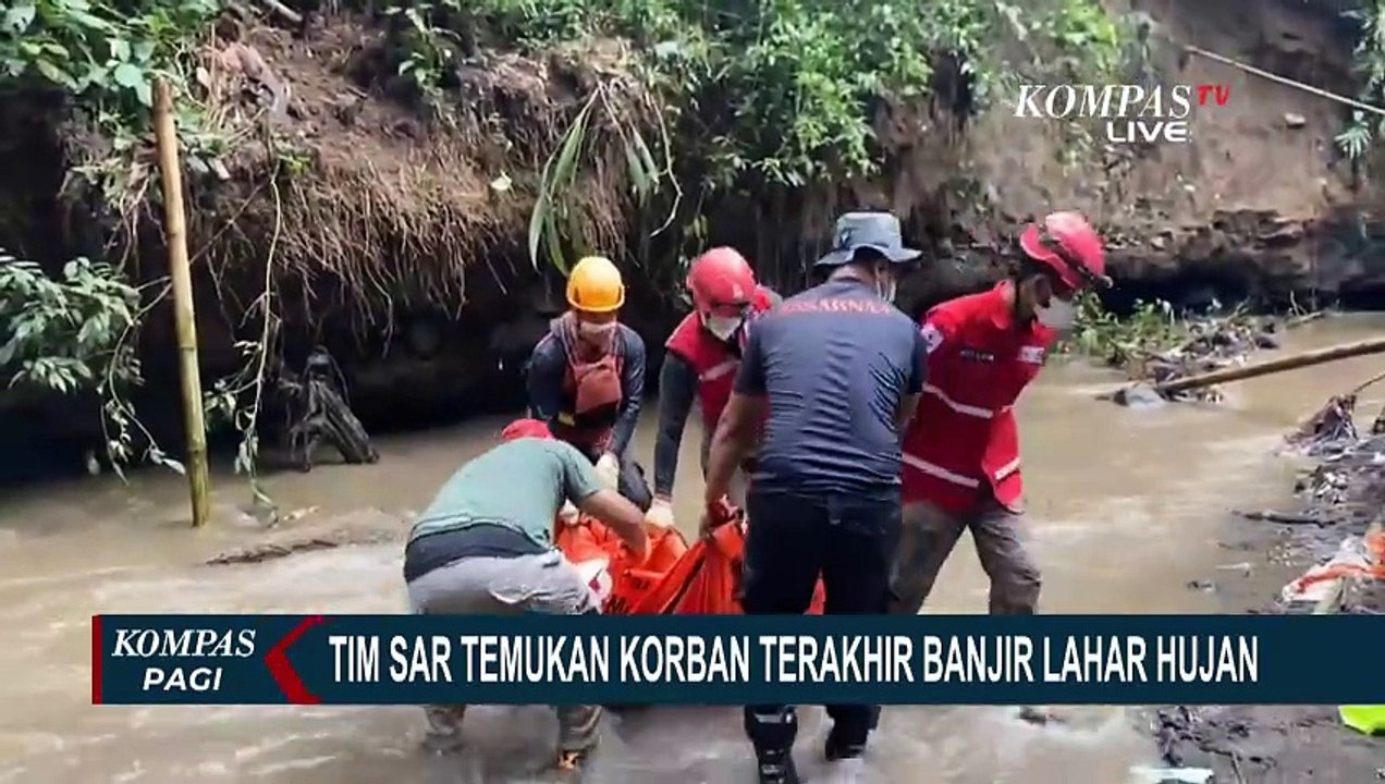Tim SAR Berhasil Temukan Korban Terakhir Banjir Lahar Hujan Marapi di Kabupaten Agam