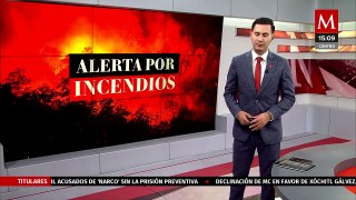 Cuatro incendios forestales se encuentran activos en Oaxaca