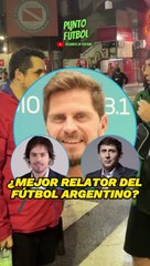 ¿Cuál es el mejor relator del Fútbol Argentino?