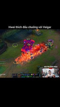 Hwei thích đấu chưởng với Veigar #hwei #veigar #leagueoflegends #shorts