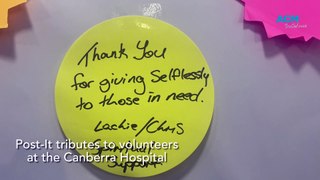 Watch: tributes to Canberra Hospital volunteers