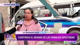 VMT: Familia pierde su única herramienta de trabajo tras explosión en grifo