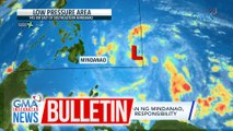 Low pressure area sa silangan ng Mindanao, nasa loob na ng PHL Area of Responsibility | GMA Integrated News Bulletin