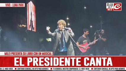 El show de Milei en el Luna Park: la presentación completa
