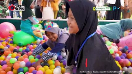 Presiden RI serahkan Bantuan Bagi Warga Terdampak Bencana Alam