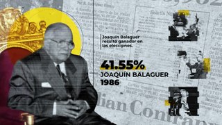 Recuento histórico de los presidentes que ha tenido República Dominicana desde 1962 a 2024, con los porcentajes con que fueron electos