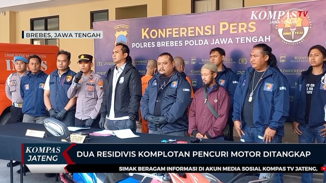 Dua Residivis Komplotan Pencuri Motor Ditangkap Polisi