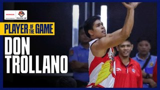 PBA Player of the Game Highlights: Don Trollano helps hike San Miguel's semis lead to 3-0 vs. Rain or Shine