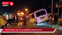 Gaziantep'te takla atan aracın sürücüsü hayatını kaybetti